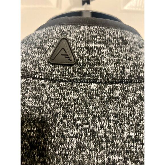 MLS Charlotte FC Soccer Antigua Heathered Black Full Zip Closure Jacket Sz 2X - Picture 7 of 9